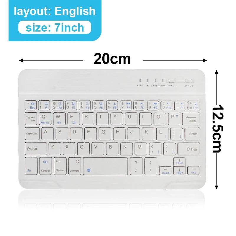 Mini Tastatură Bluetooth RGB Wireless 10 Inch - Venduqo