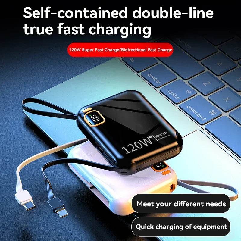 Power Bank Mini Portabil 50000mAh PD120W - Venduqo