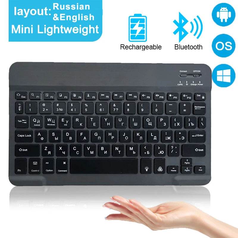 Tastatură Wireless Bluetooth 2.4G cu Mouse Combo pentru MacBook/iPad - Venduqo