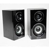4-Inch 3D Wooden Stereo Speakers for Enhanced Audio Experience