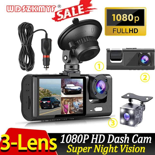 Advanced 2/3 Channel 1080P Dash Cam with Rear Camera