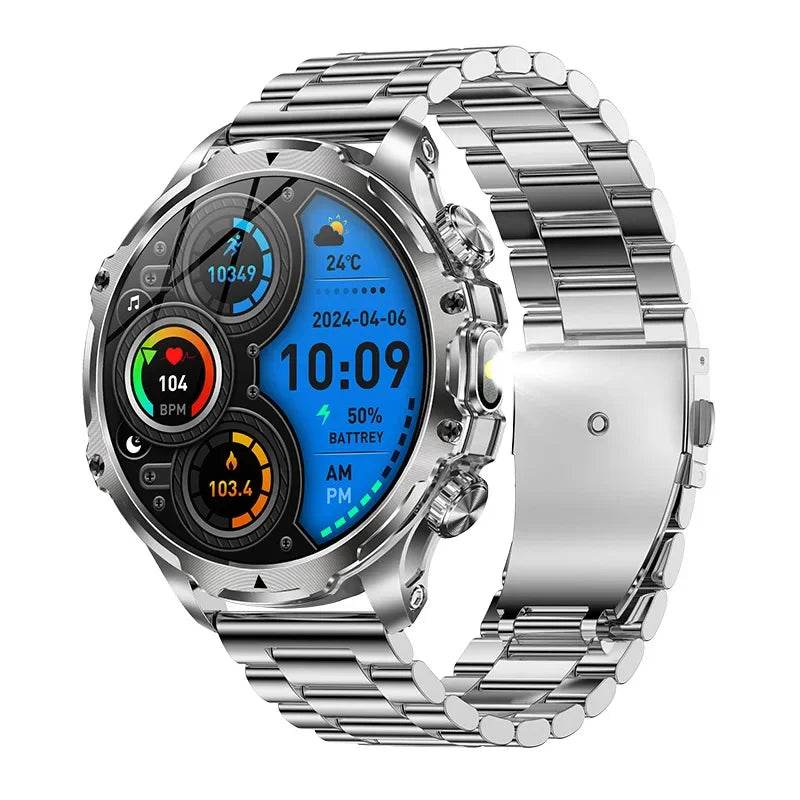 Ceas inteligent AK75 Bluetooth cu ecran mare de 1.85 inchi - Venduqo