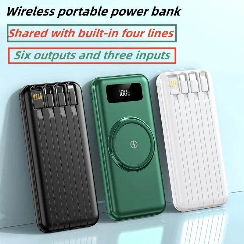 Bancă de alimentare wireless 200000mAh, încărcare rapidă - Venduqo