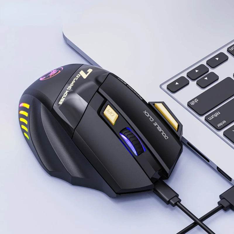Mouse Wireless Silent cu Iluminare LED - Venduqo