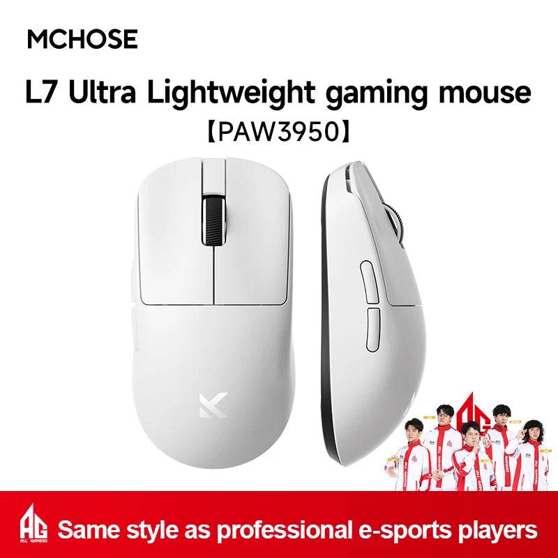 MCHOSE L7 L7PRO Mouse Wireless Tri-mode 26000 DPI - Venduqo
