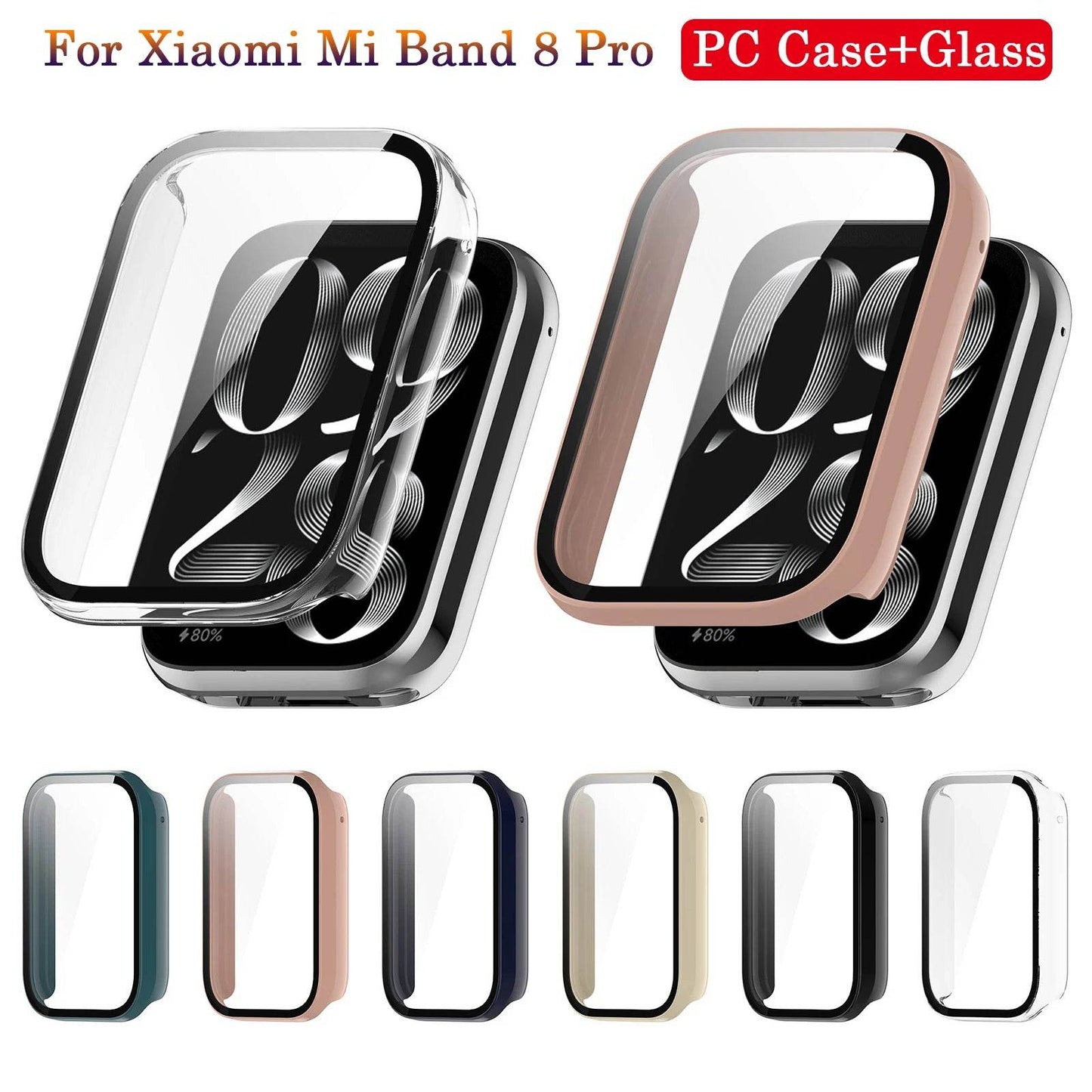 Carcasă din Sticlă pentru Xiaomi Band 8 Pro SmartWatch - Venduqo