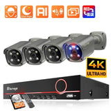 Techage 4K 8MP PoE NVR Surveillance System