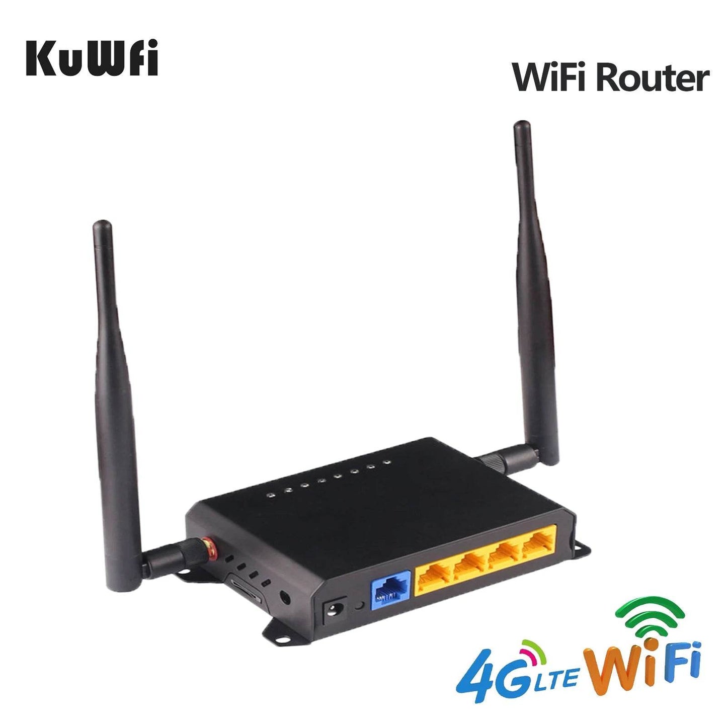 Router Wireless KuWFi 300Mbps 2.4GHz cu Antene Externe - Venduqo