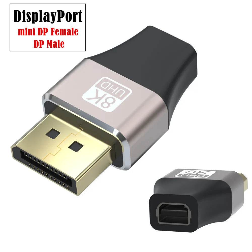 Adapter Mini DP Femeie la DisplayPort Bărbat 8K 60Hz - Venduqo