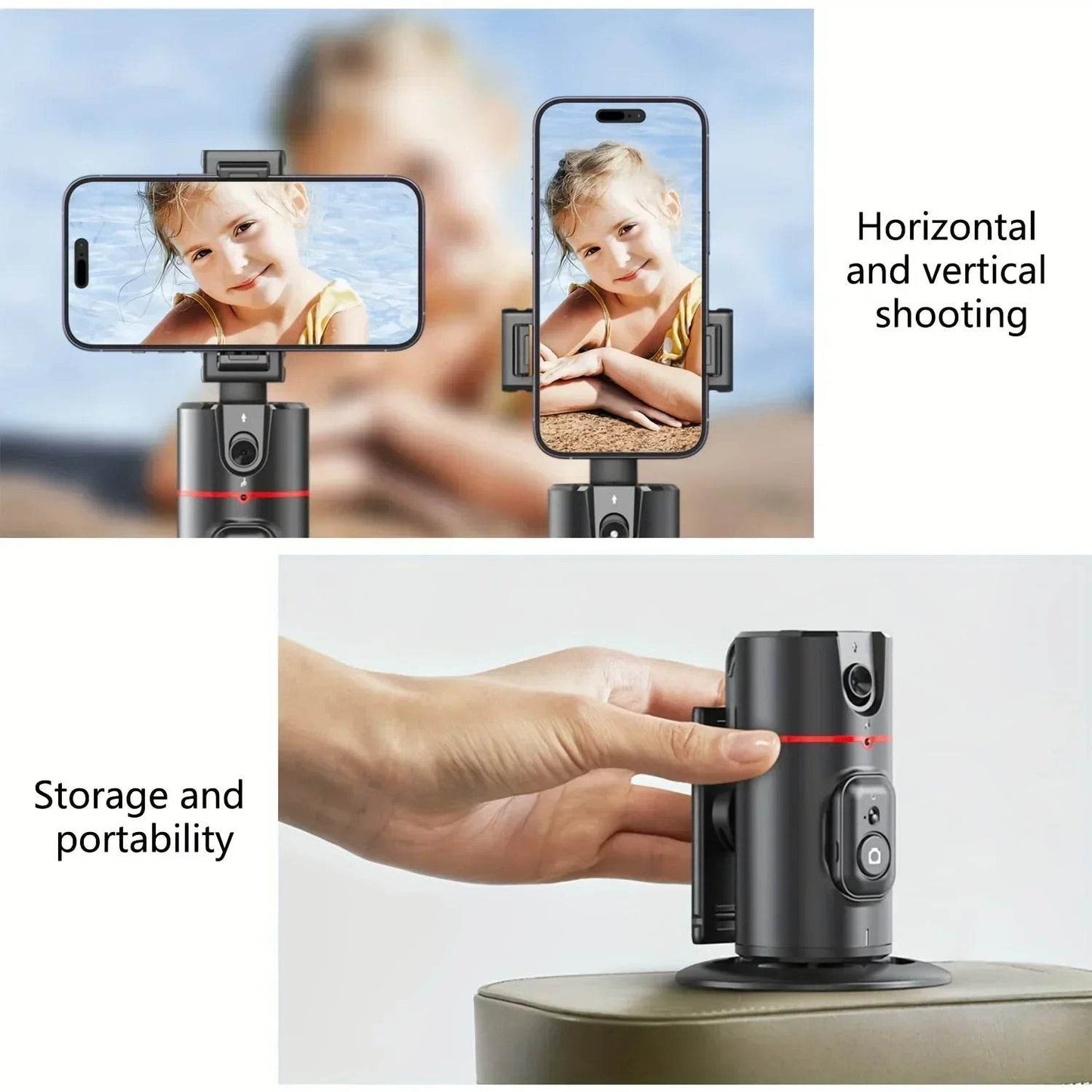 Suport Telefon cu Urmărire Automată și Rotire 360° - Venduqo
