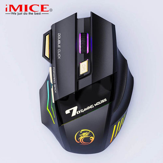 Ergonomic Wireless Rechargeable Gaming Mouse 3200 DPI