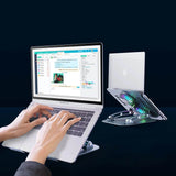 Adjustable Laptop Stand with Cooling Fans