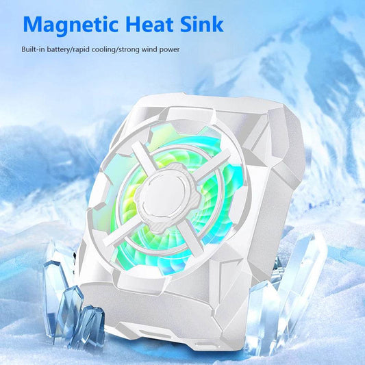 Răcitor Portabil pentru Telefon cu Magnet și Lumină Albastră - Venduqo