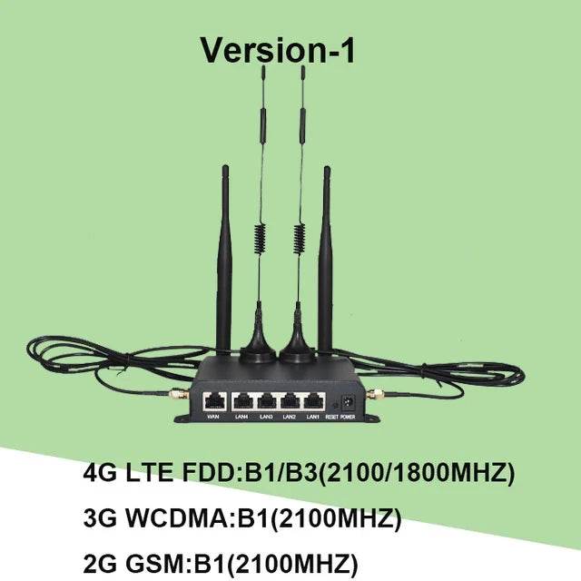 Router 4G LTE KuWFi cu WiFi 2.4G CAT4, 300Mbps - Venduqo