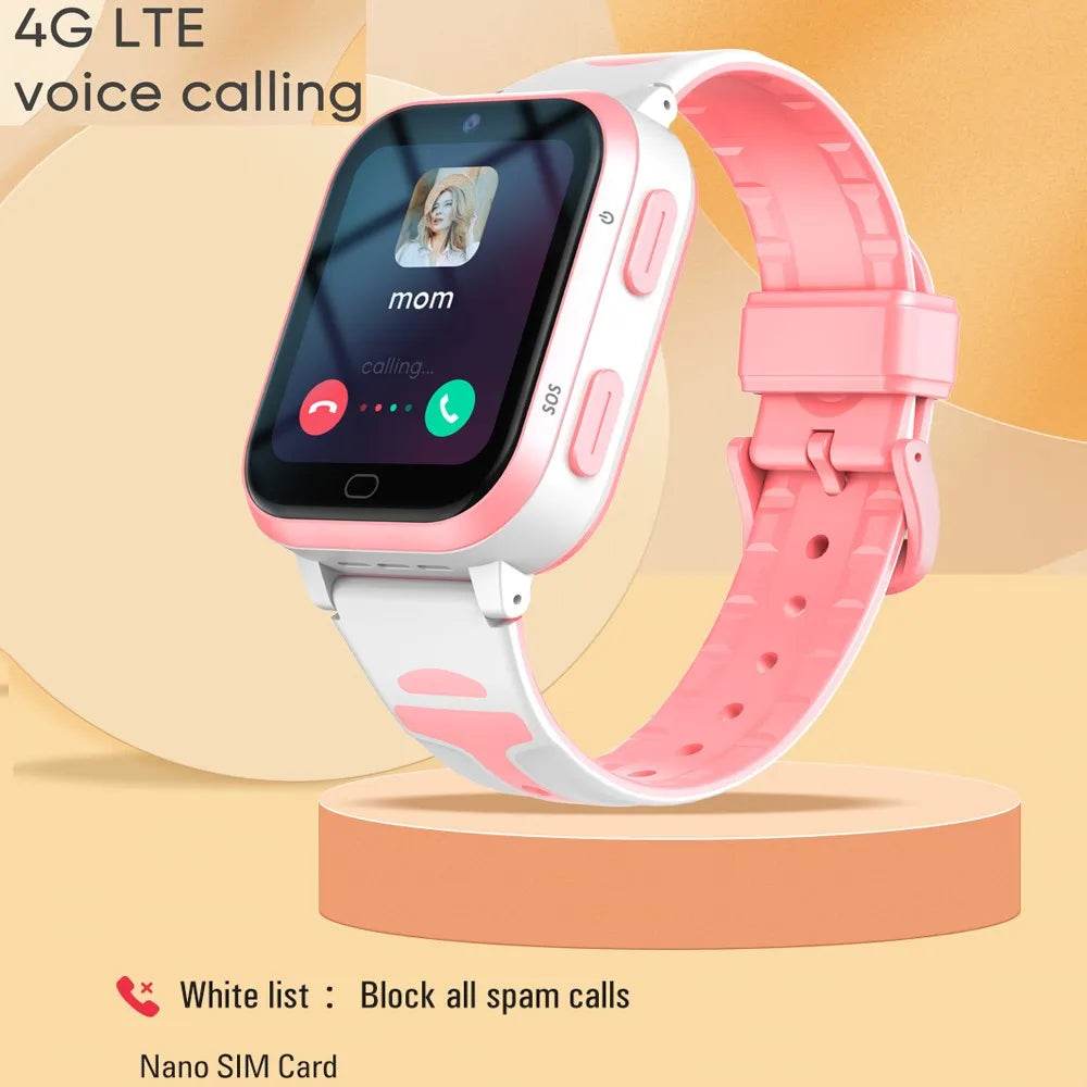 4G Kids Smartwatch with GPS Tracking & Monitoring
