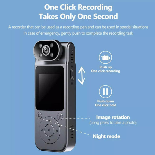 Cameră Mini 4K HD WiFi - Recorder Video Portabil - Venduqo