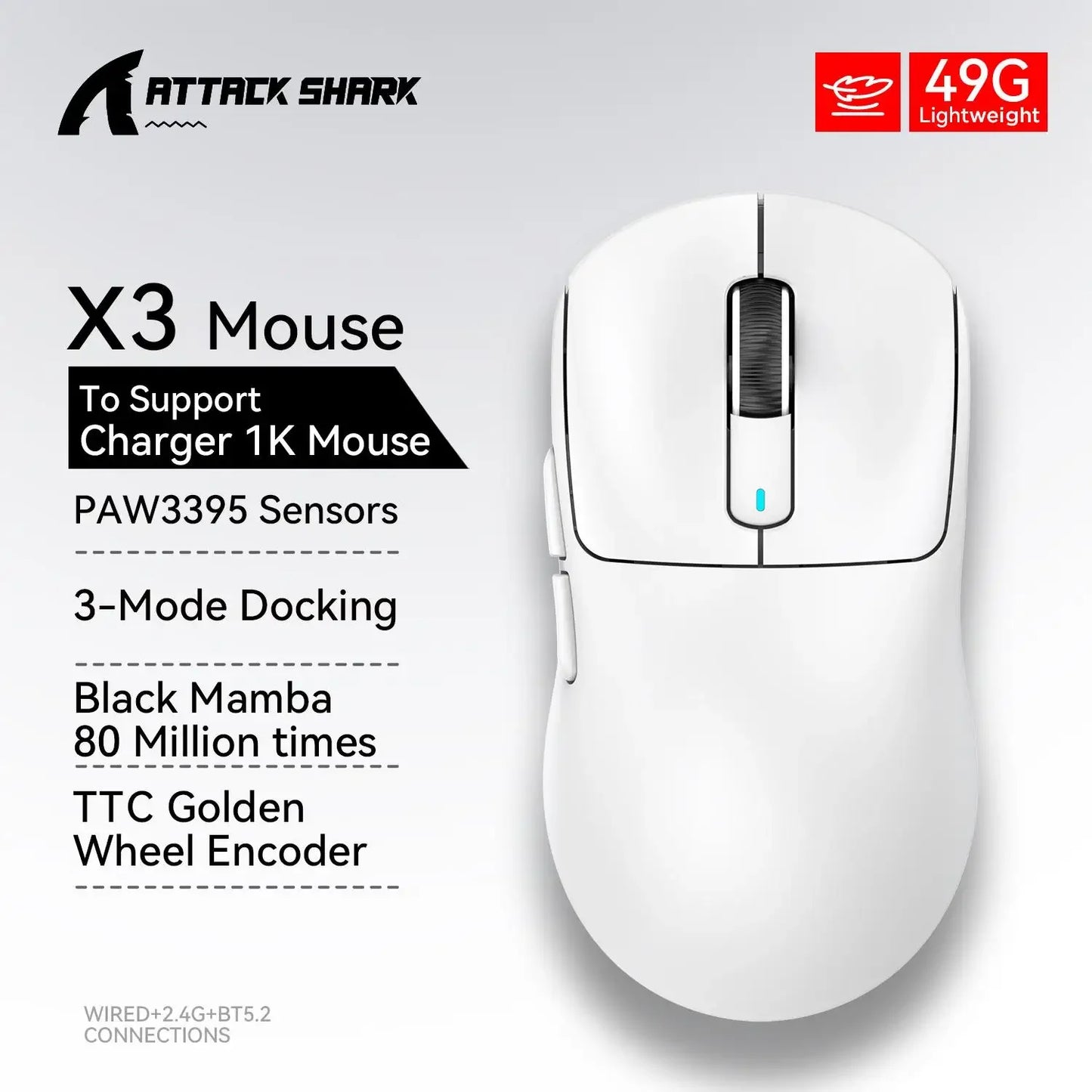 Attack Shark X85 Wireless Mechanical RGB Keyboard