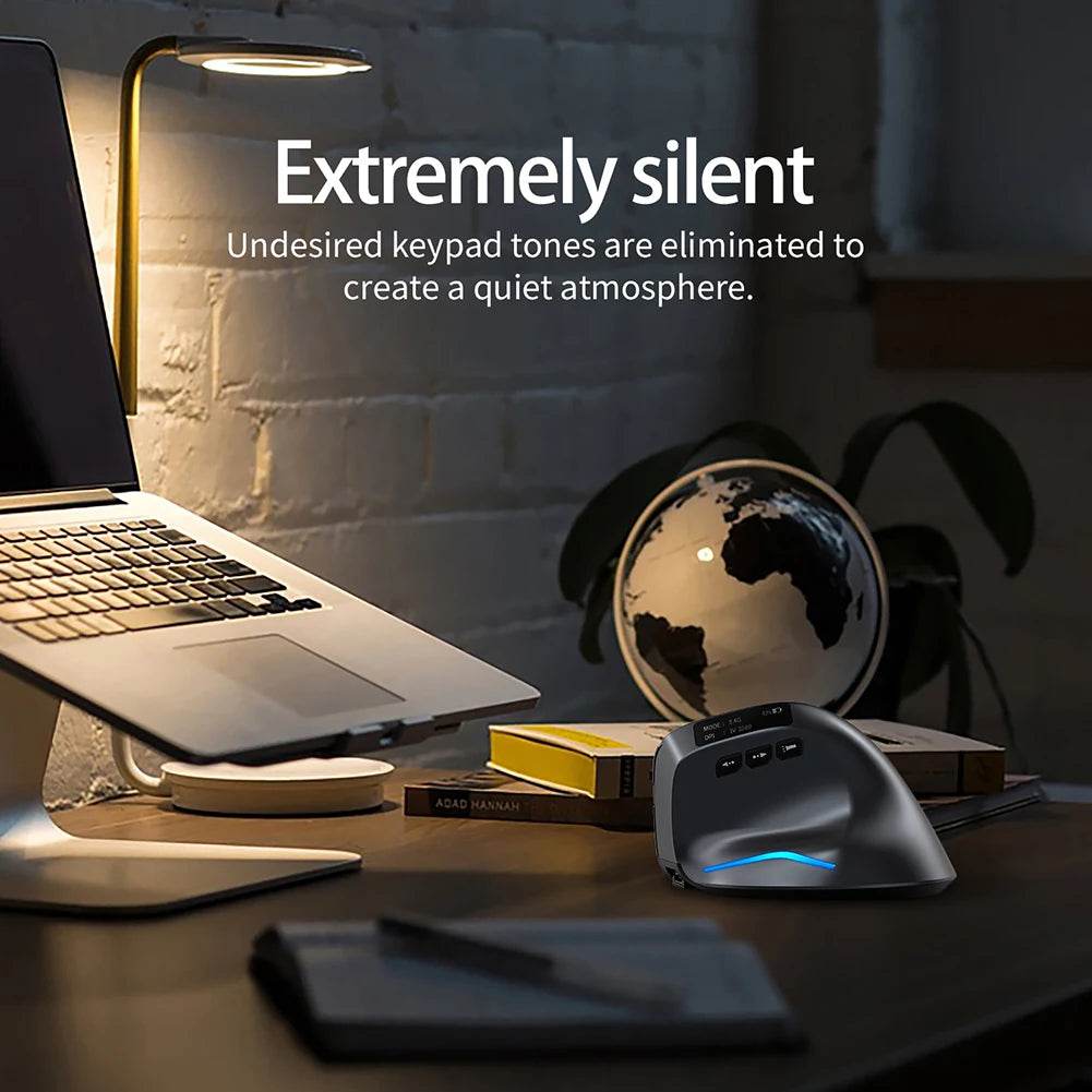 Mouse Vertical Ergonomic F-26C 2.4G Wireless 3200DPI - Venduqo