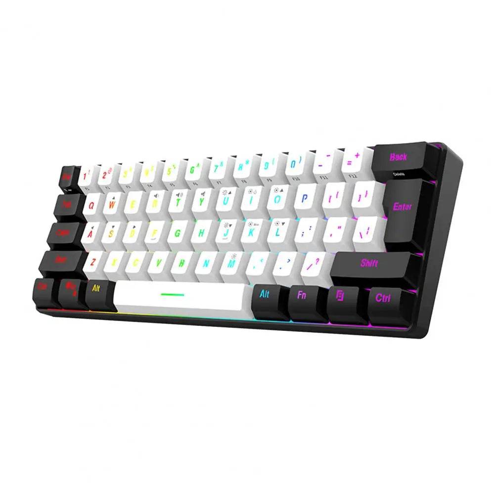 61-Key RGB Mechanical Gaming Keyboard - Compact & Versatile