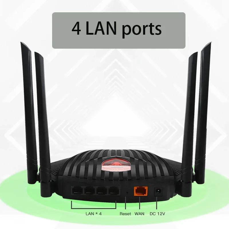 Router WiFi Dual Band 2.4&5GHz 1200M cu Antene Externe - Venduqo