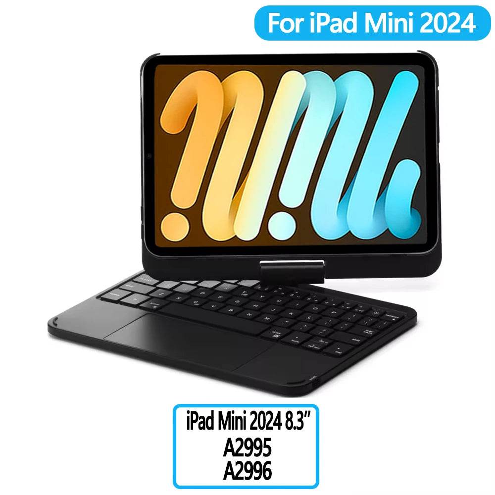 Carcasa cu Tastatură Rotativă pentru iPad 10.2 - 11 - Mini - Venduqo