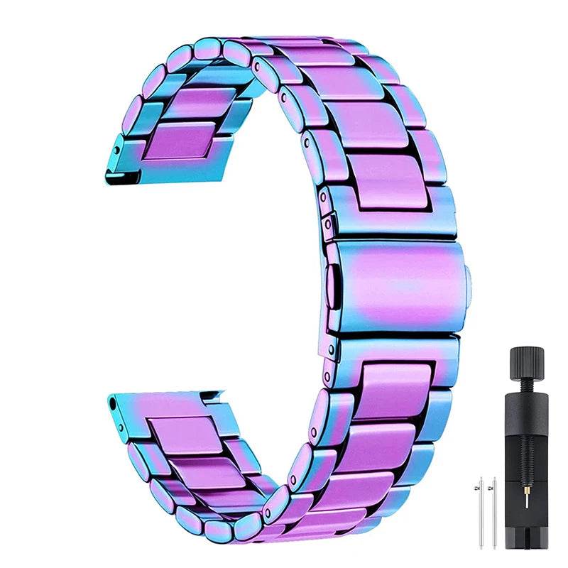 Brățară din Oțel Inoxidabil pentru Ceas Samsung Galaxy Watch și Huawei - Venduqo