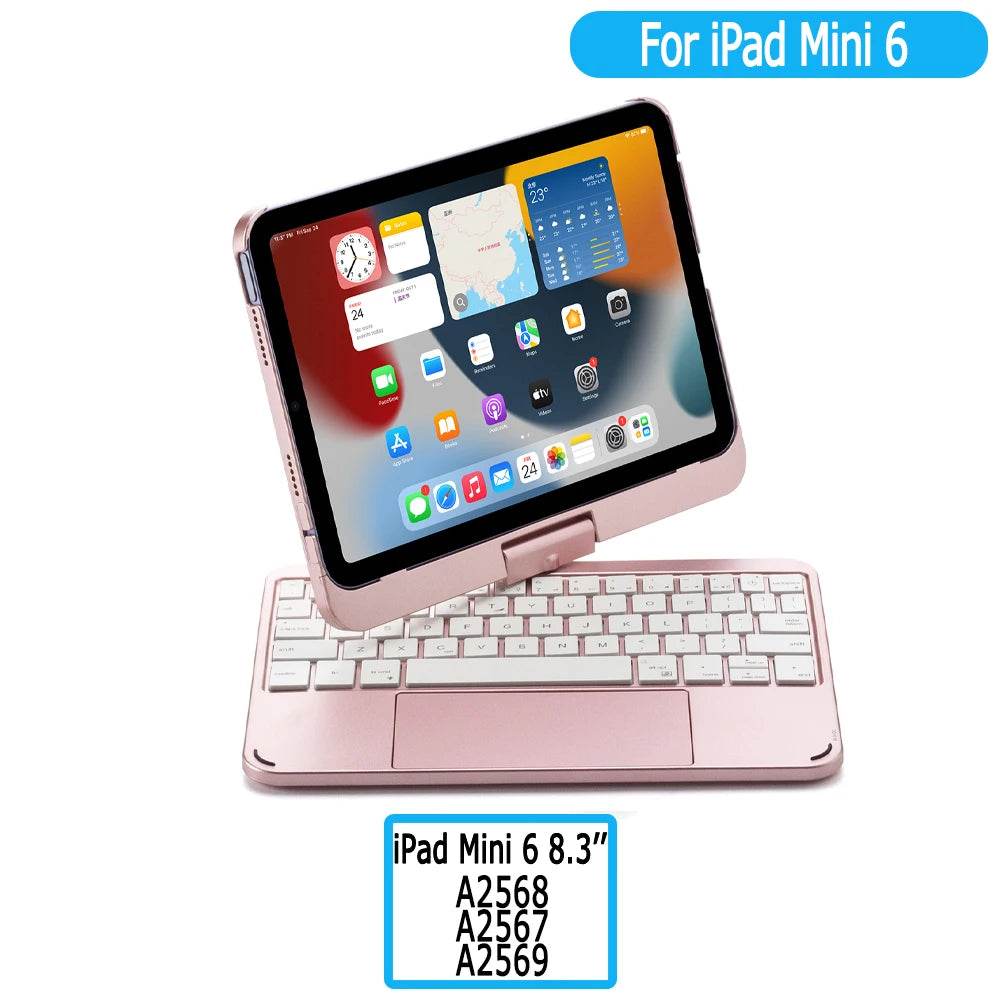 Carcasa cu Tastatură Rotativă pentru iPad 10.2 - 11 - Mini - Venduqo