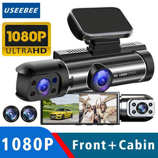 Dual Lens FHD 1920x1080P Auto DVR Camera