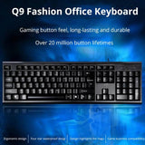 Q9 USB Keyboard with Square Mouth Design for Enhanced Productivity