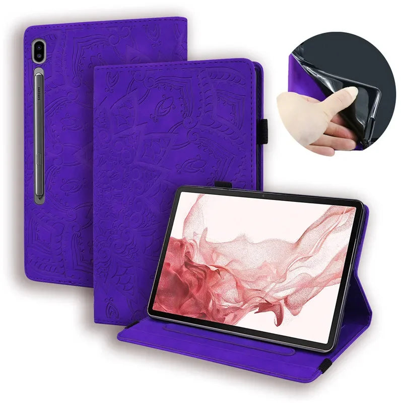 Samsung Galaxy Tab S9 FE 10.9" 3D Flower Cat Case