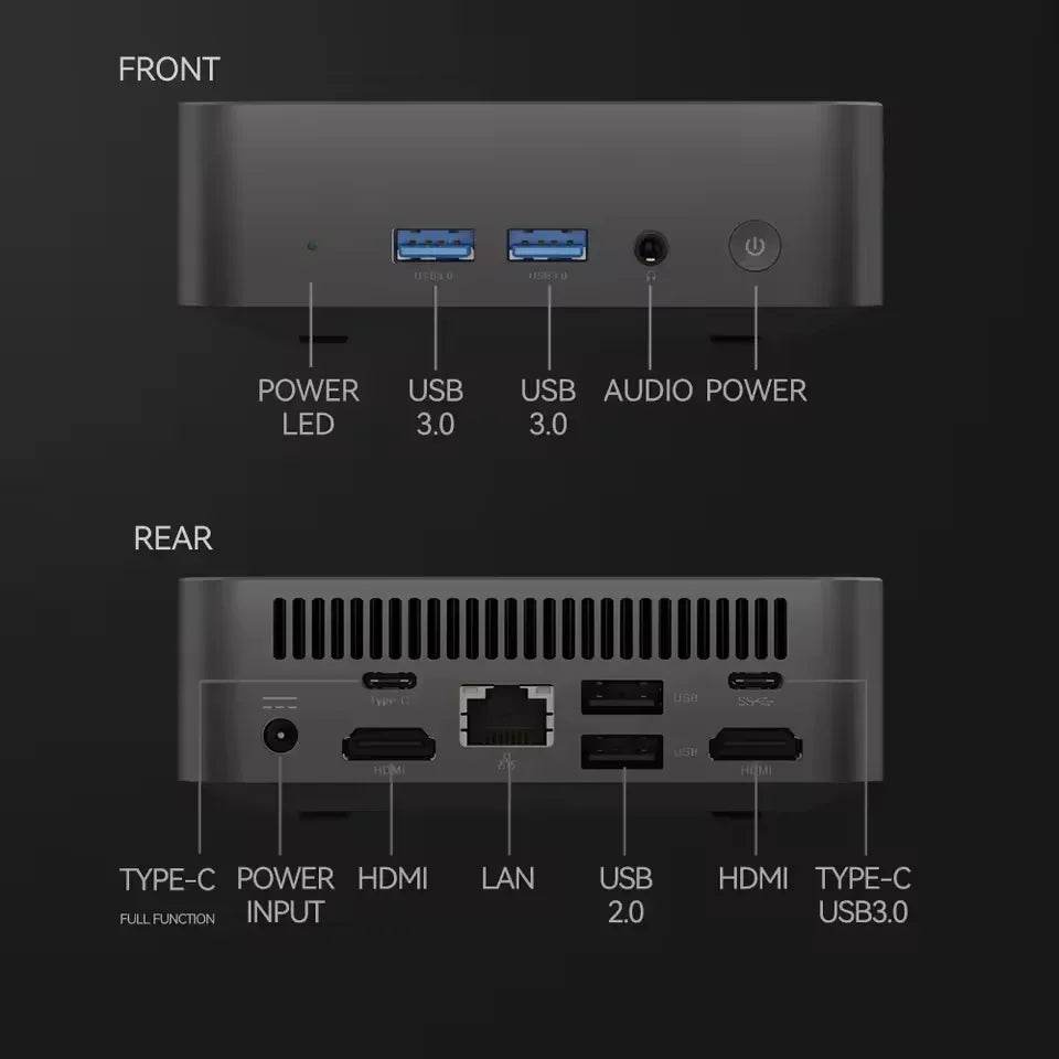 Mini PC Intel N5095 i9 13900H Windows 11 Pro 16GB RAM 2TB SSD - Venduqo