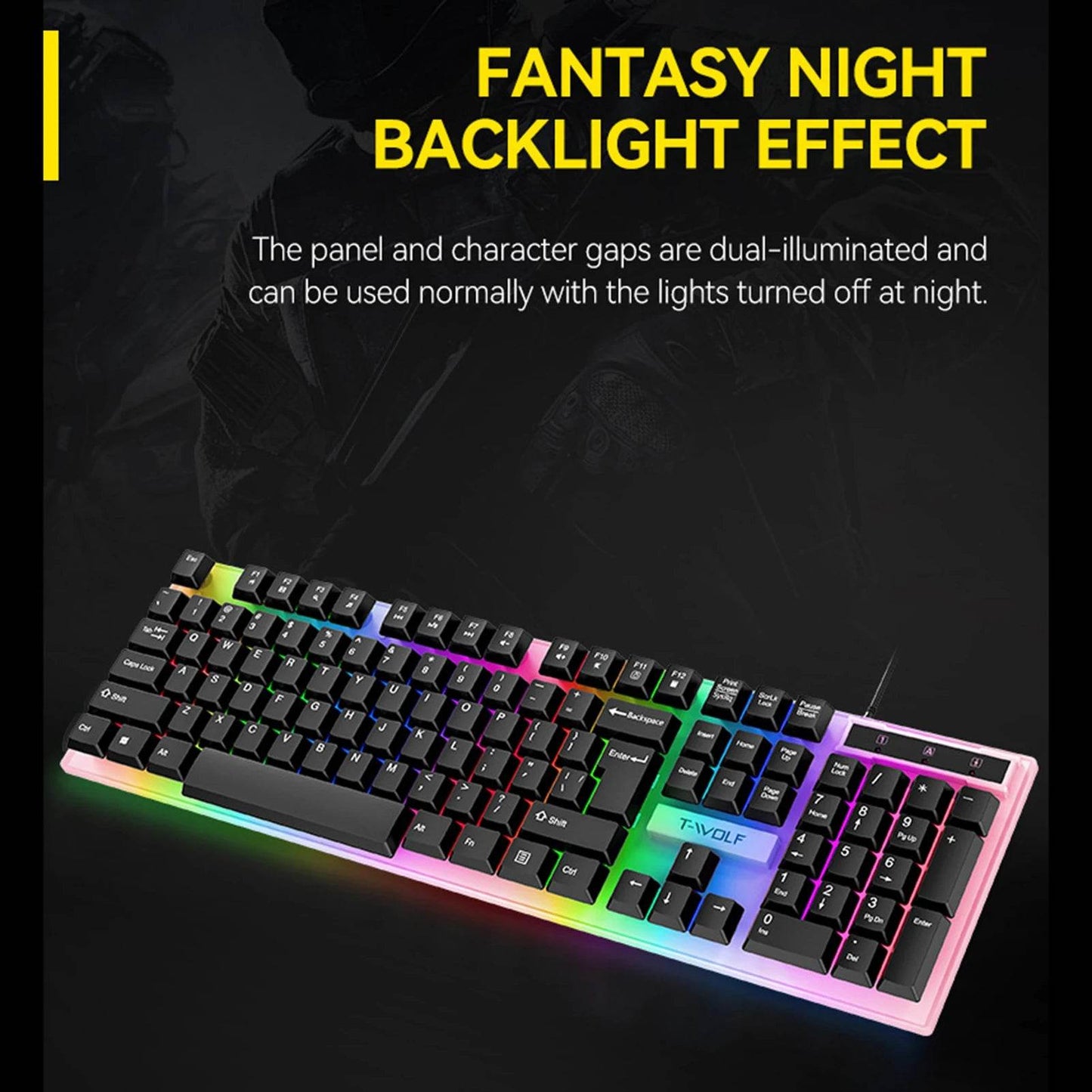 Gaming Combo: Keyboard, Mouse, Headset - Venduqo