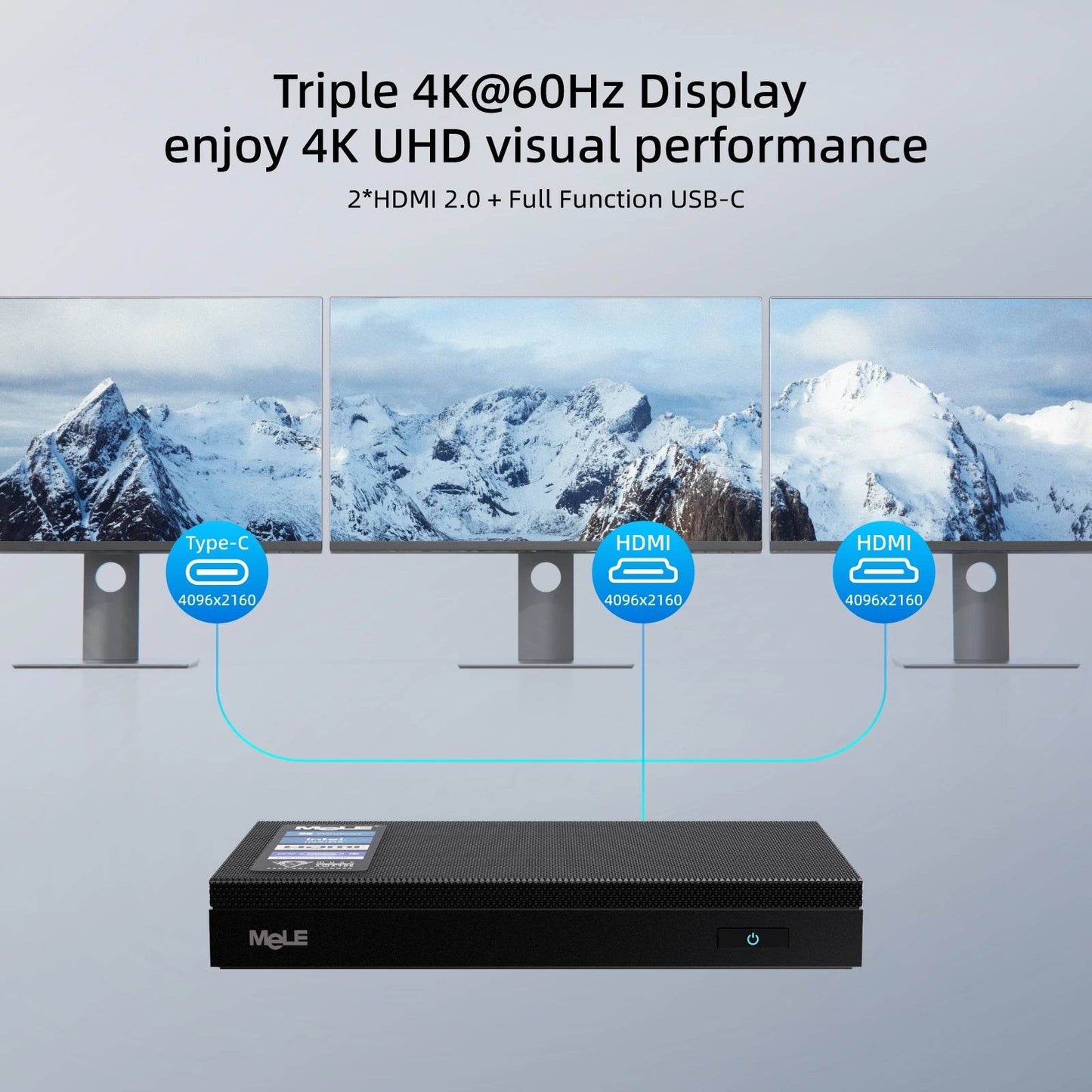 Mini PC MeLE Fanless N100 - Intel Alder Lake 32GB RAM, 512GB SSD - Venduqo