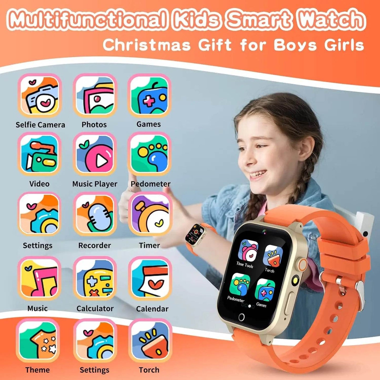 Smartwatch for Kids with 26 Educational Games
