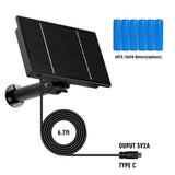 4W Solar Panel IP66 with 2m Cable & USB Type-C