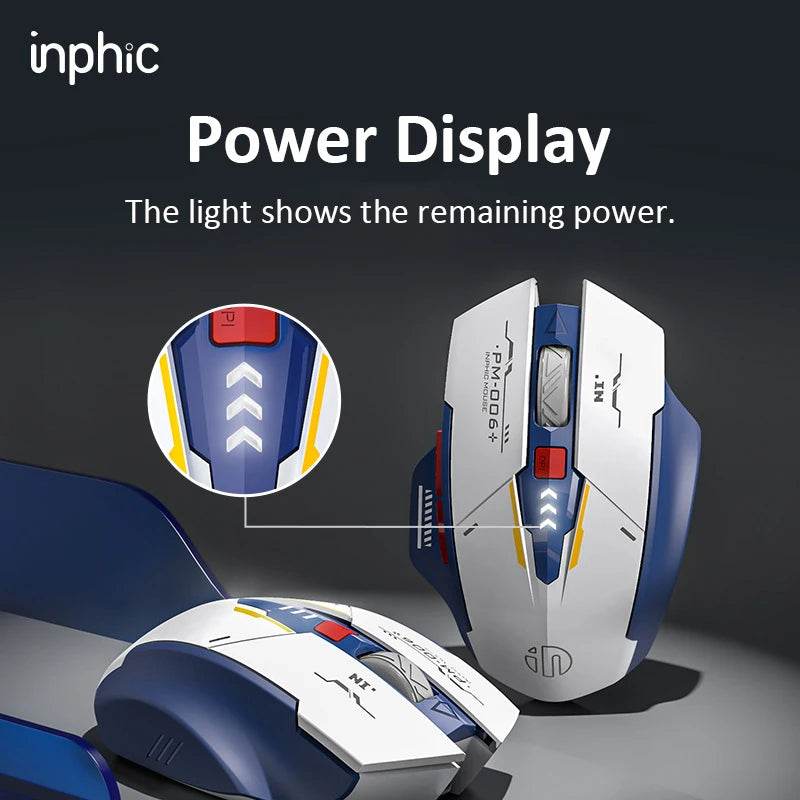 Mouse Wireless INPHIC Ergonomic Reîncărcabil 700mAh - Venduqo
