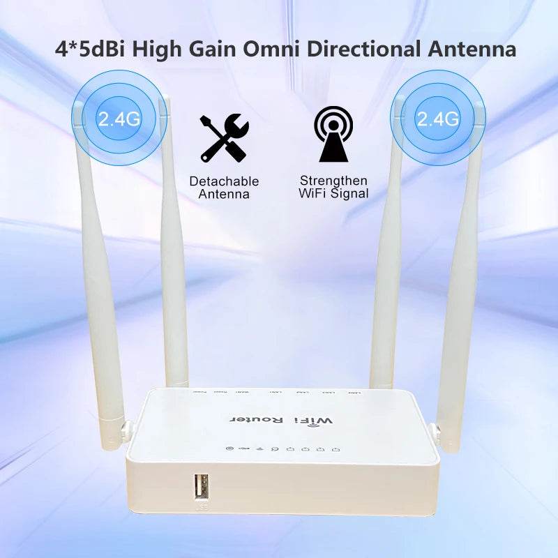 Router WiFi Wireless Cioswi WE1626 300Mbps 4 Antene - Venduqo
