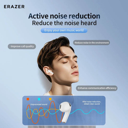 Căști Bluetooth Erazer HT88 cu Reducere Inteligentă a Zgomotului - Venduqo