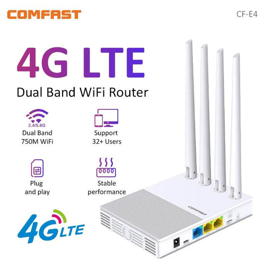 4G LTE CF-E4 Dual Band Portable Router - 750Mbps