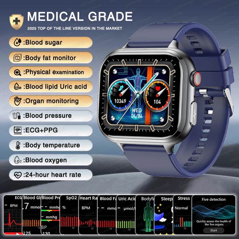 Ceas Inteligent Medical 2025 Galaxy cu ECG+PPG - Venduqo