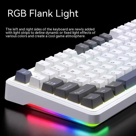 AULA F87Pro/F87 Mechanical RGB Keyboard - Tri-Mode Connectivity