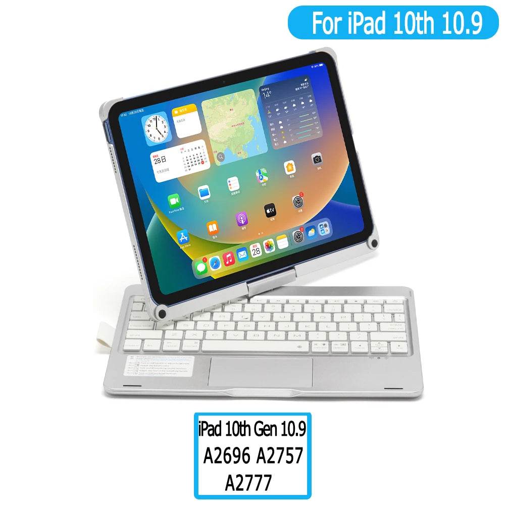 Carcasa cu Tastatură Rotativă pentru iPad 10.2 - 11 - Mini - Venduqo