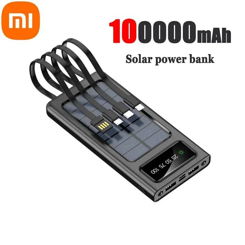 Banca de Putere Solară Xiaomi 200000mAh Ultra Capacitate - Venduqo
