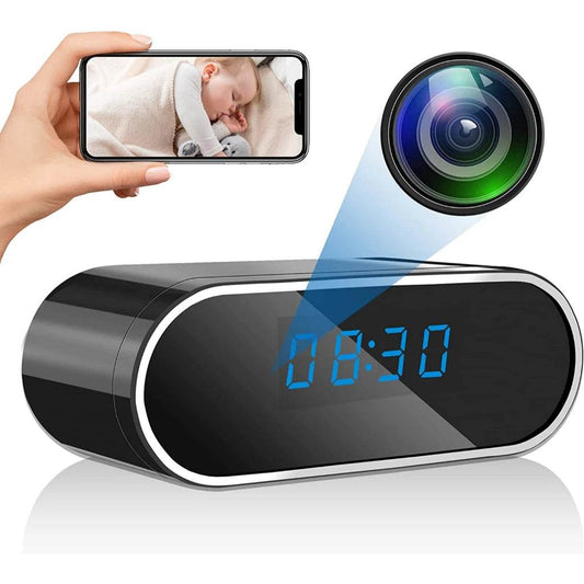 WiFi HD 1080P Camera Clock with Night Vision
