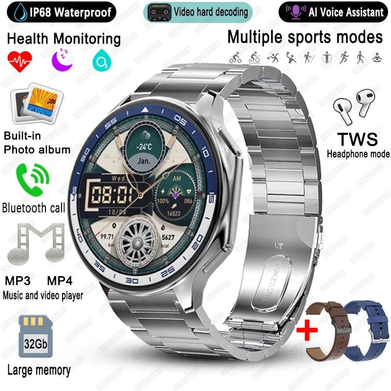 Ceas inteligent OPPO Watch X pentru bărbați, 32G, video, waterproof - Venduqo