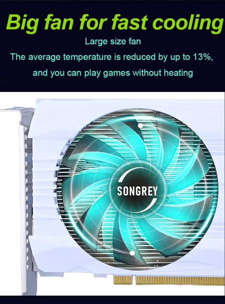 SONGREY GTX 1660 Super 6GB GDDR6 Gaming Graphics Card