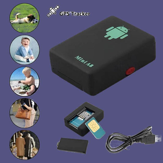 Mini A8 GSM Tracker - For Vehicles, Kids & Pets
