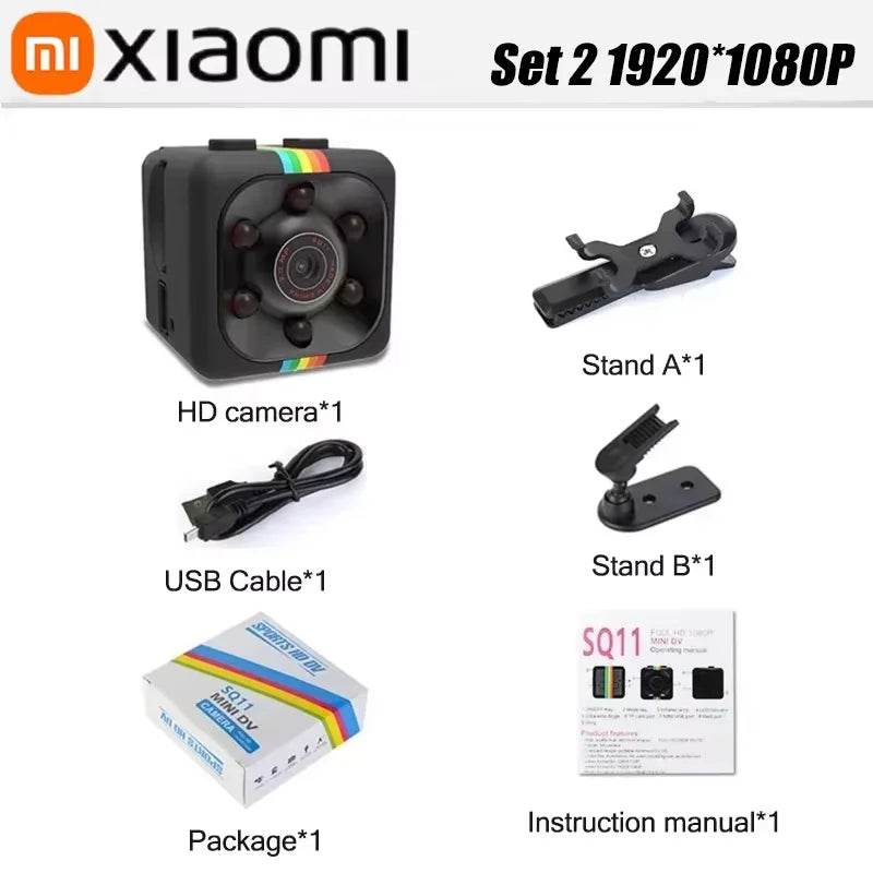 Cameră Mini Xiaomi 1080P Wifi - Video HD, Detector de Mișcare, Viziune Nocturnă - Venduqo
