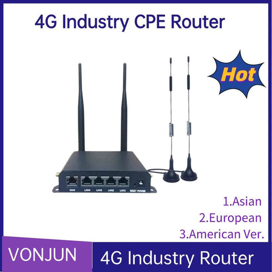 4G LTE CPE Router with External Antenna - 300Mbps