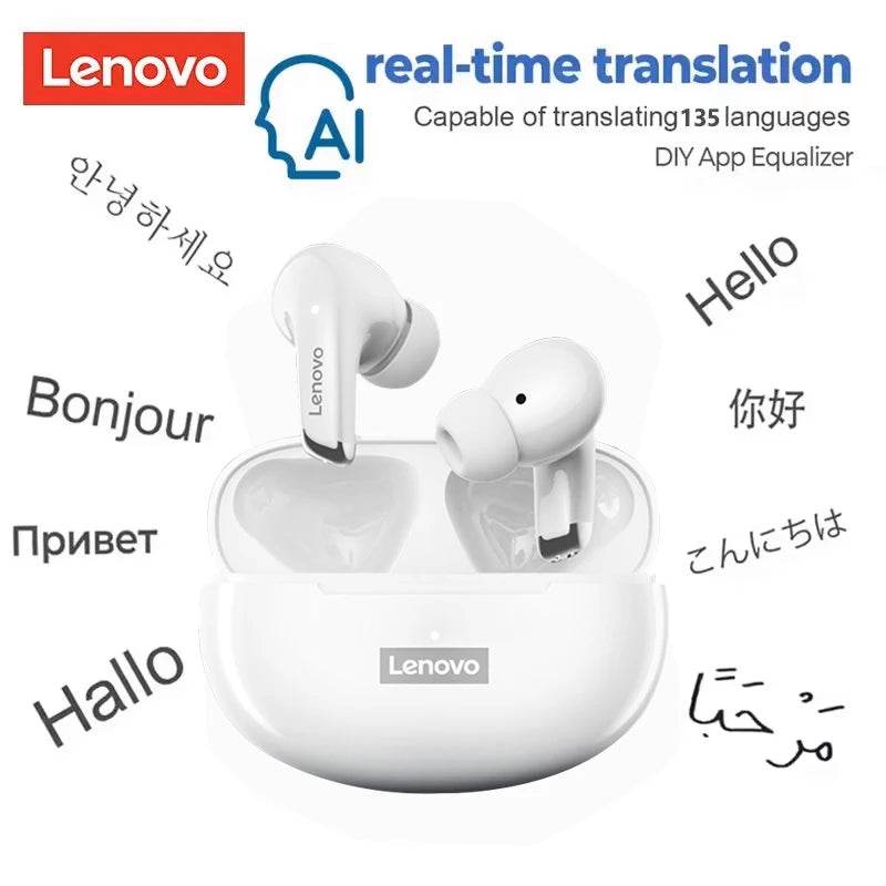 Căști Lenovo LP5 Wireless Bluetooth - Încărcare Rapidă - Venduqo